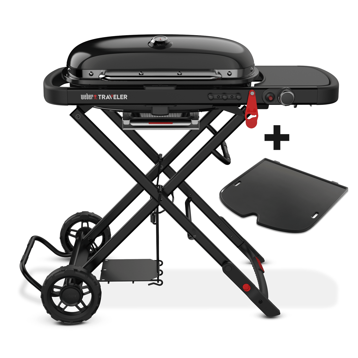 Weber Traveler Stealth With Griddle Package - Barbeques and More