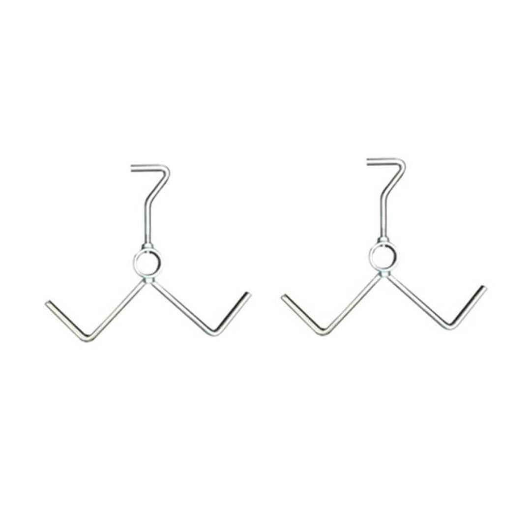 Spit Roast Leg Bracket - Stainless Steel 22mm pair