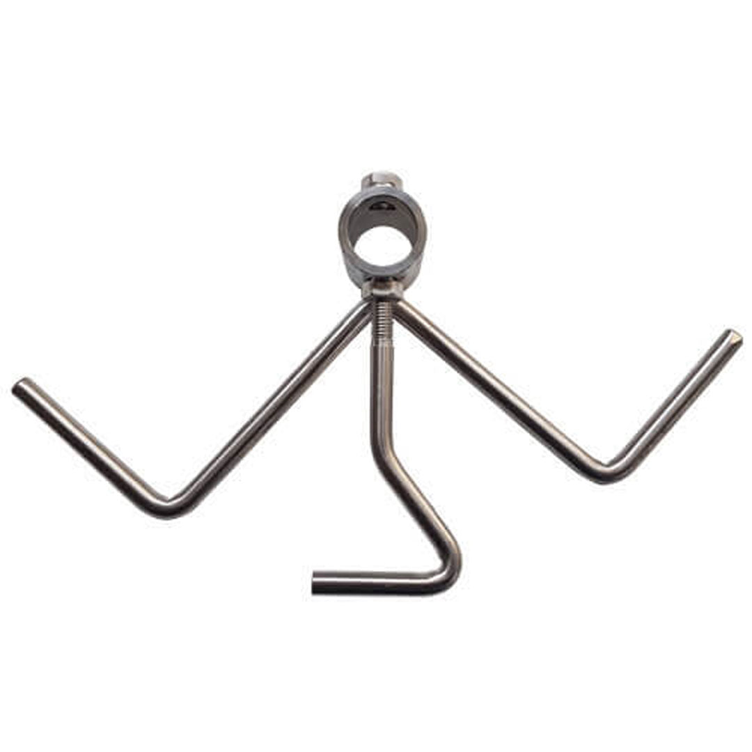 Spit Roast Leg Bracket - Stainless Steel 22mm pair