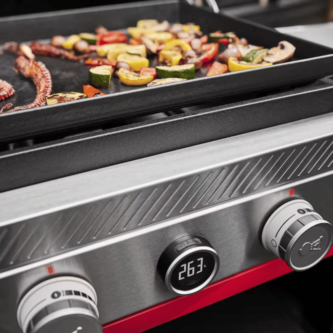 Weber® Slate™ 3 Burner PREMIUM Griddle (30") LPG - Barbeques and More