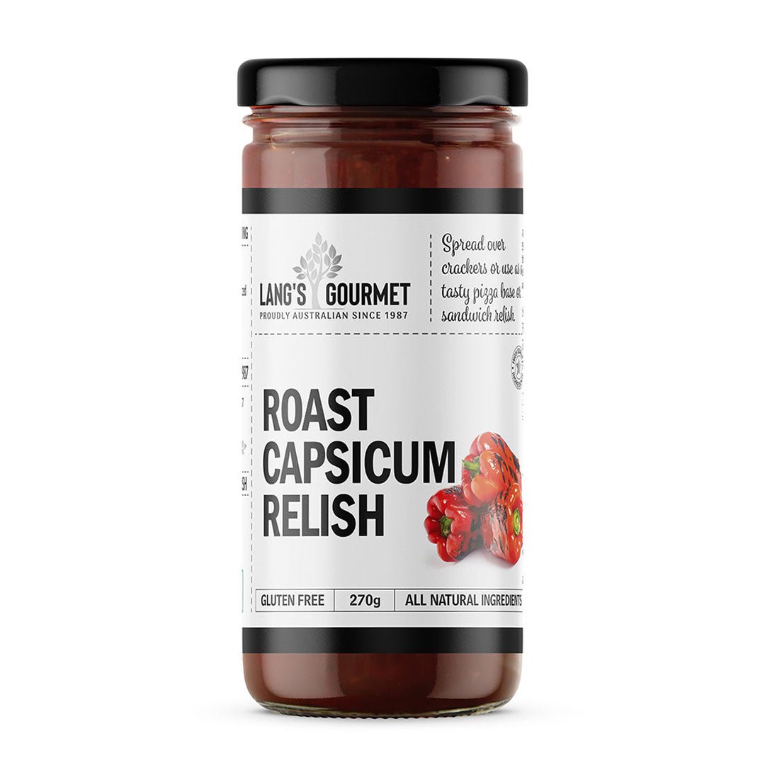 Lang's Gourmet Roast Capsicum Relish - Barbeques and More
