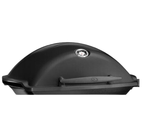 Baby Q High Lid Black W/Temp Gauge - Barbeques and More