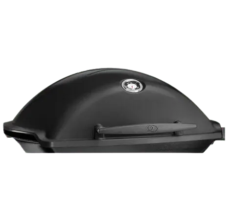 Baby Q High Lid Black W/Temp Gauge - Barbeques and More