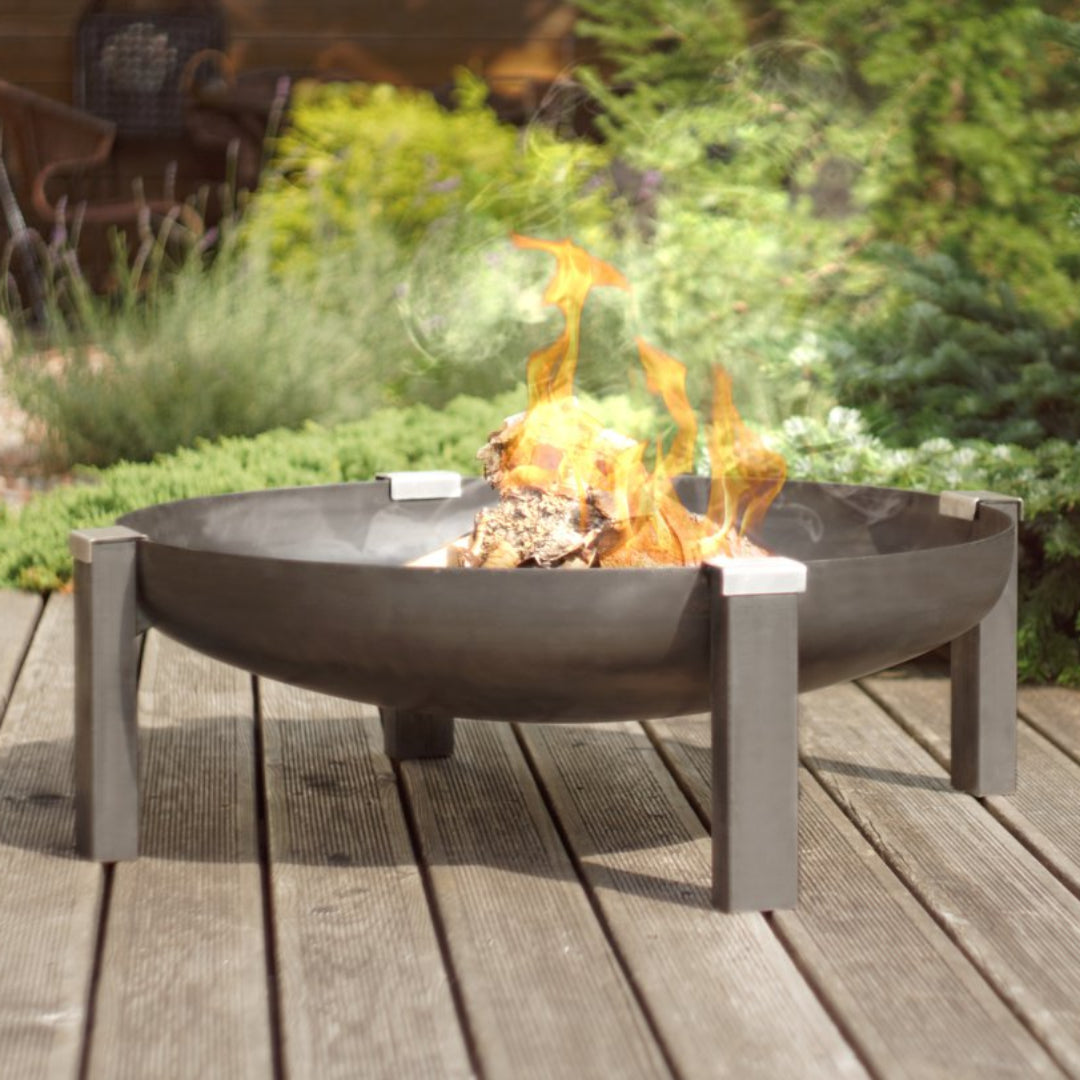 Fire Pit Steel Gunnuhver Large