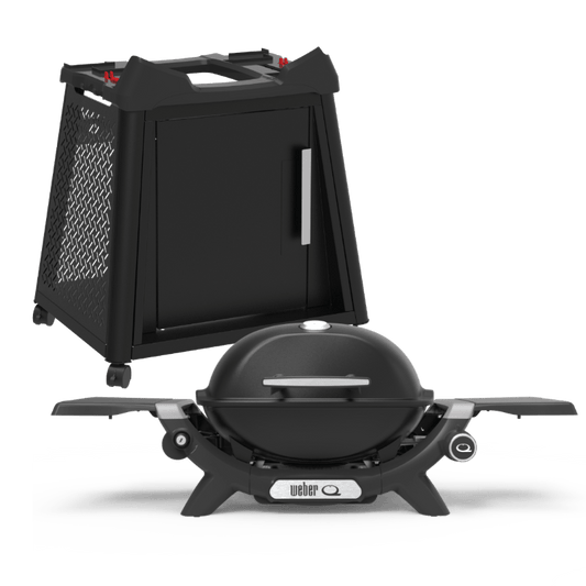 Weber Baby Q Premium (Q1200N) Midnight Black c/w Premium Cart - Barbeques and More