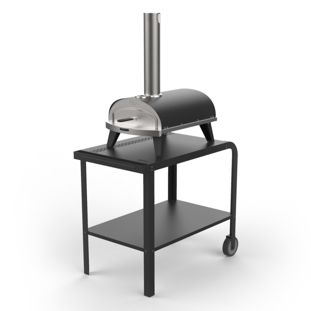 Ziipa Pizza Oven Trolley with Shelf - Barbeques and More