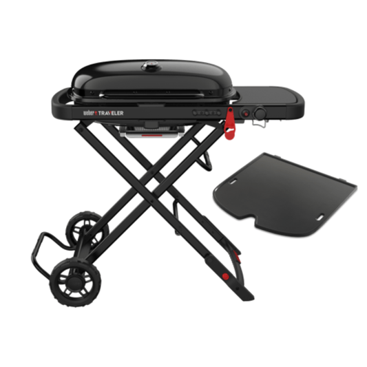 Weber Traveler Stealth With Griddle Package - Barbeques and More