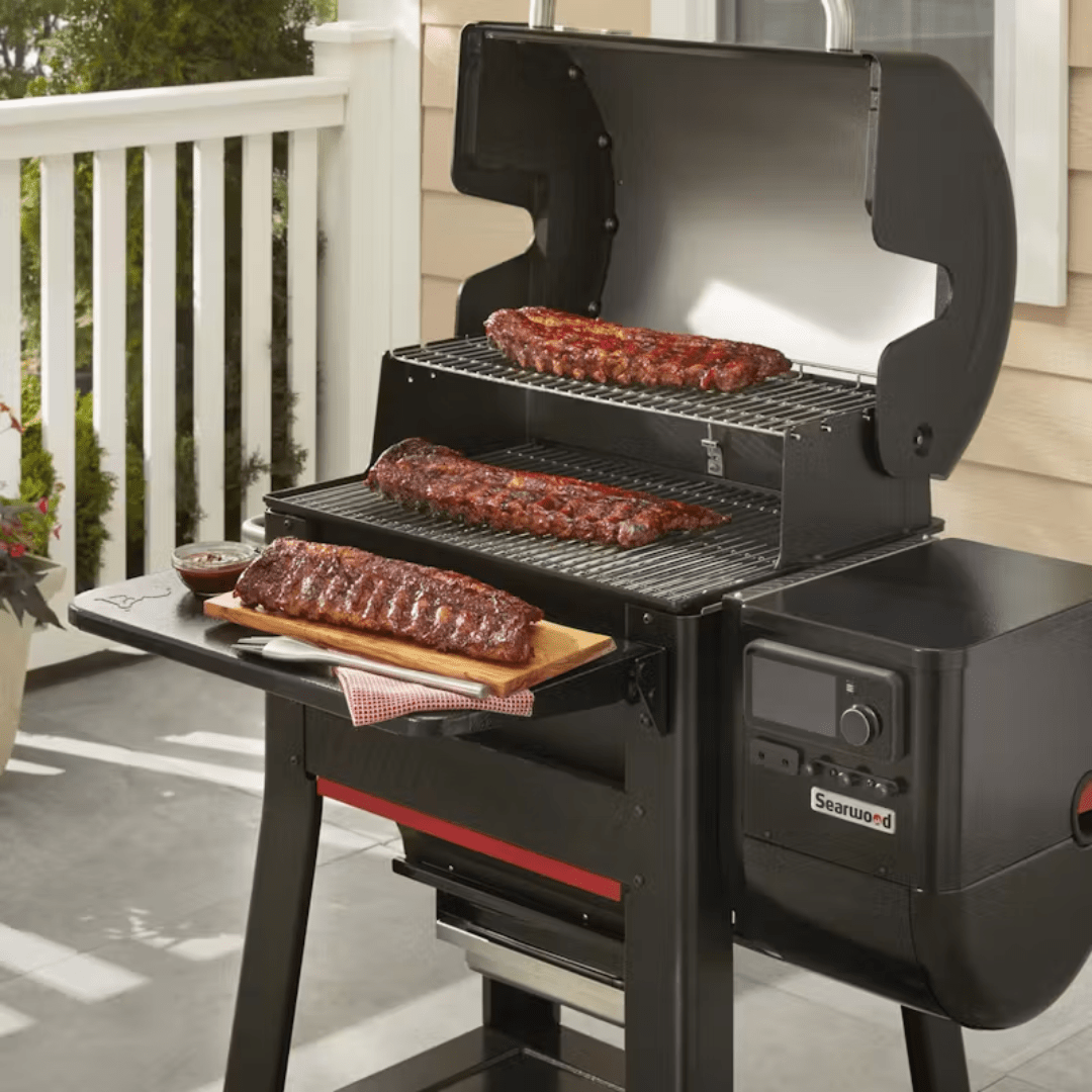 Weber® Searwood® 600/Smoque™ Folding Front Table - Barbeques and More