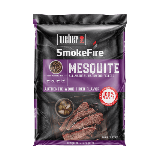 Weber Mesquite Hardwood Pellets 9kg - Barbeques and More