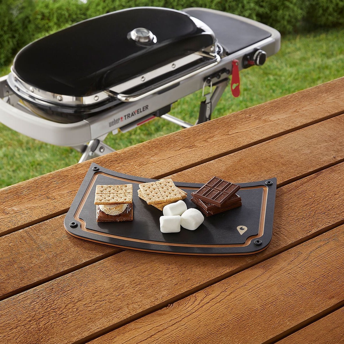 Weber® Traveler Reversible Prep & Serve Board - Barbeques and More