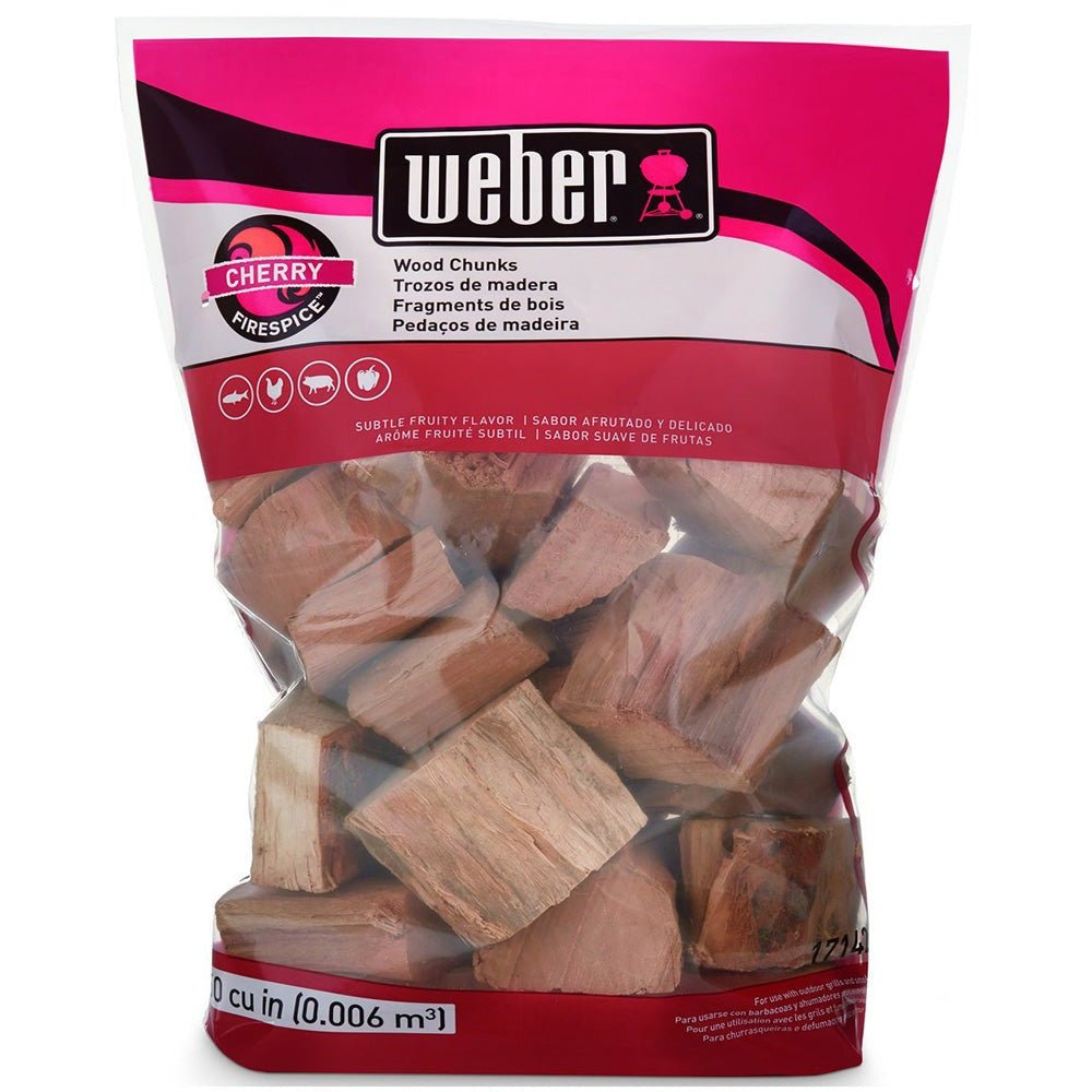 Weber Smoking Wood Chunks Cherry - Barbeques and More