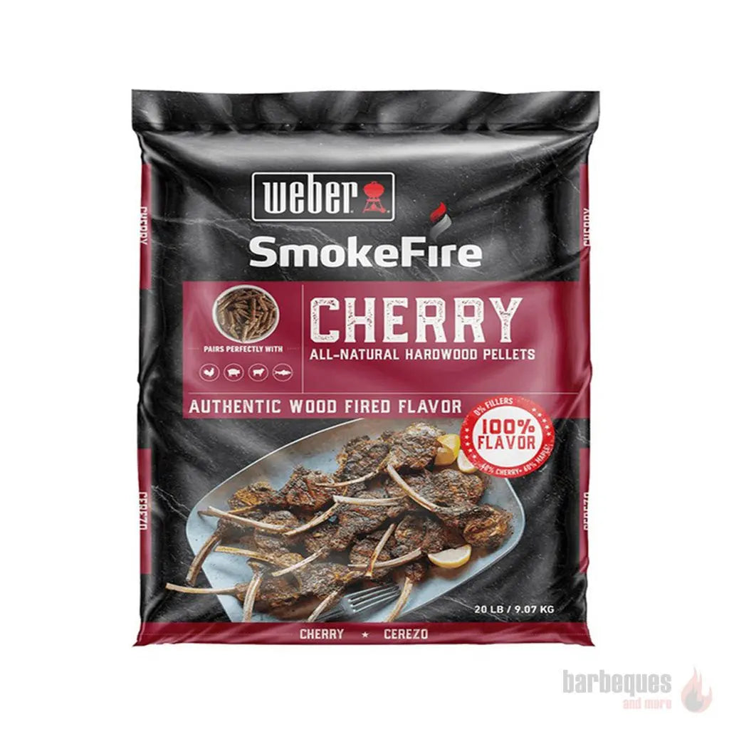 Weber Cherry All - Natural Hardwood Pellets 9kg - Barbeques and More