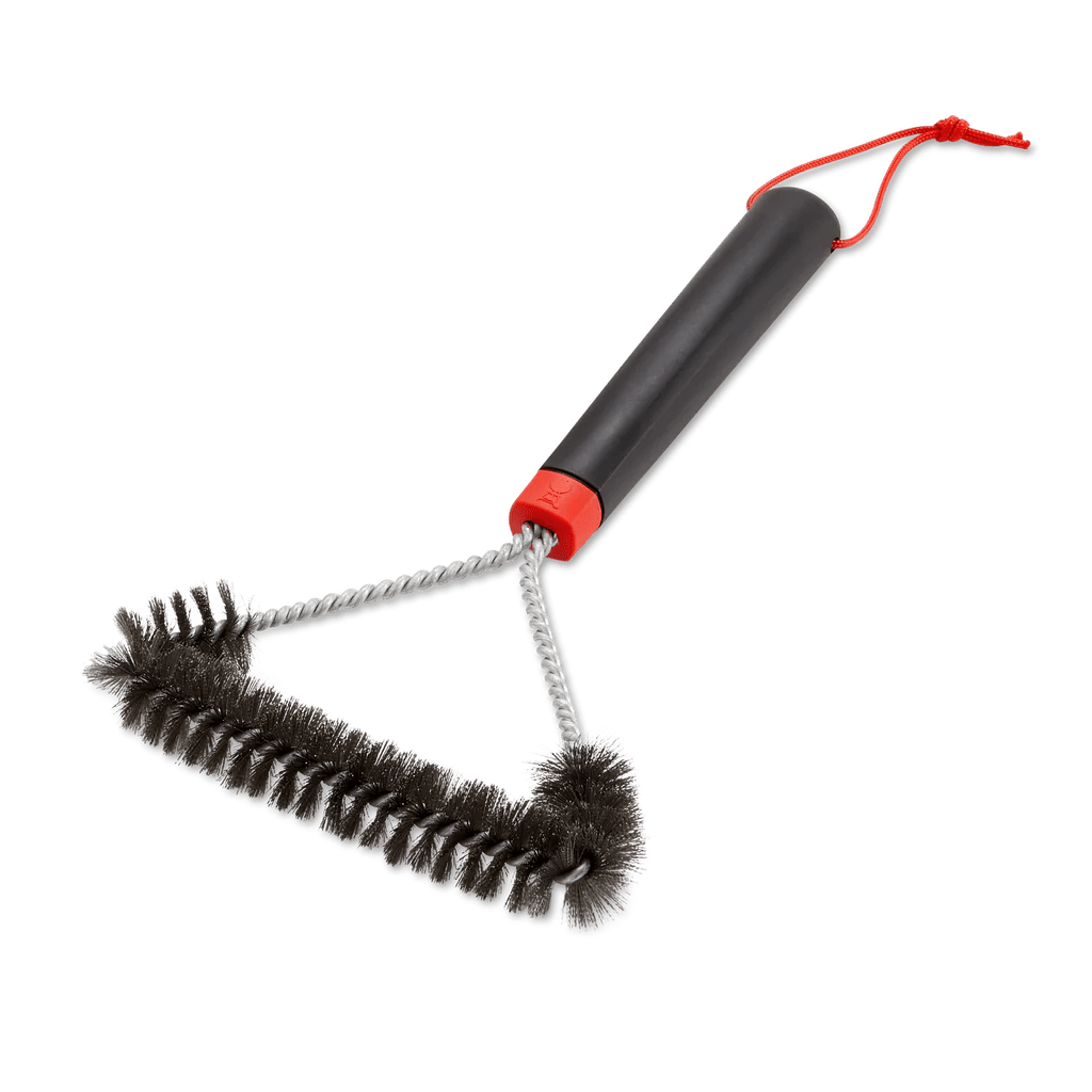 Grill Brush 30cm Three - Sided - Barbeques and More