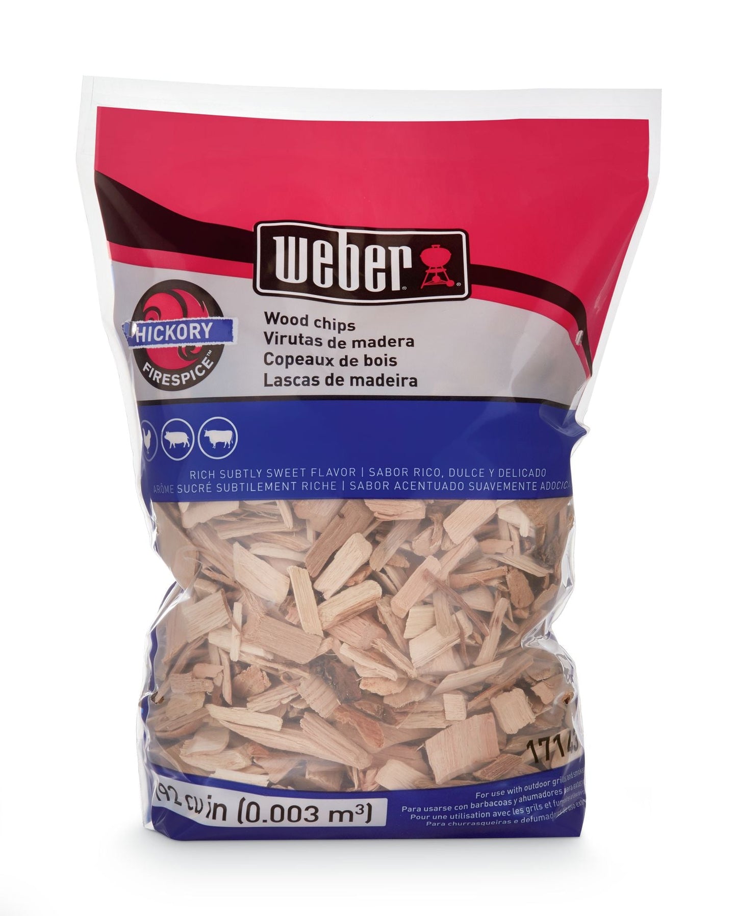Weber Smoking Wood Chips Hickory - Barbeques and More