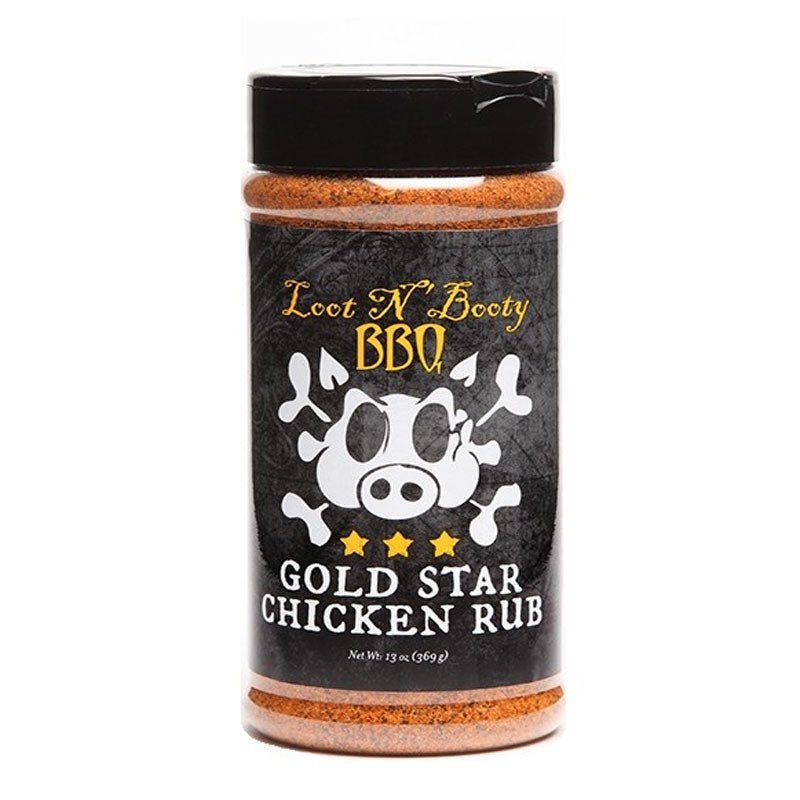 Loot n Booty Gold Star Chicken Rub - Barbeques and More