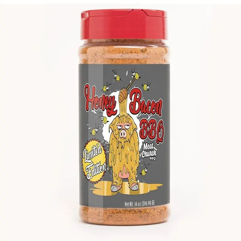 Meat Church Honey Bacon BBQ Rub 14oz - Barbeques and More