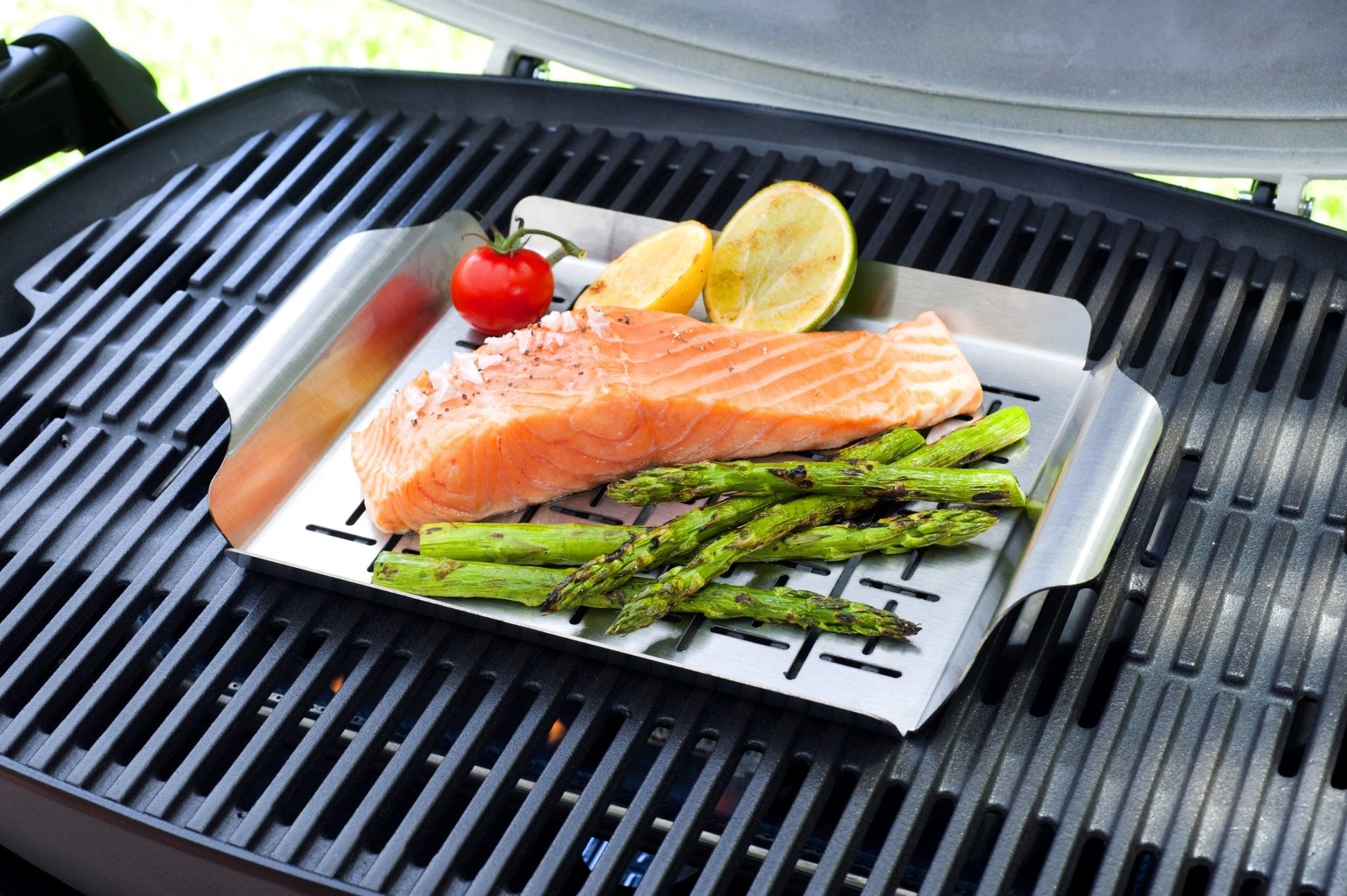 Weber Q Stainless Steel Grill Pan - Barbeques and More