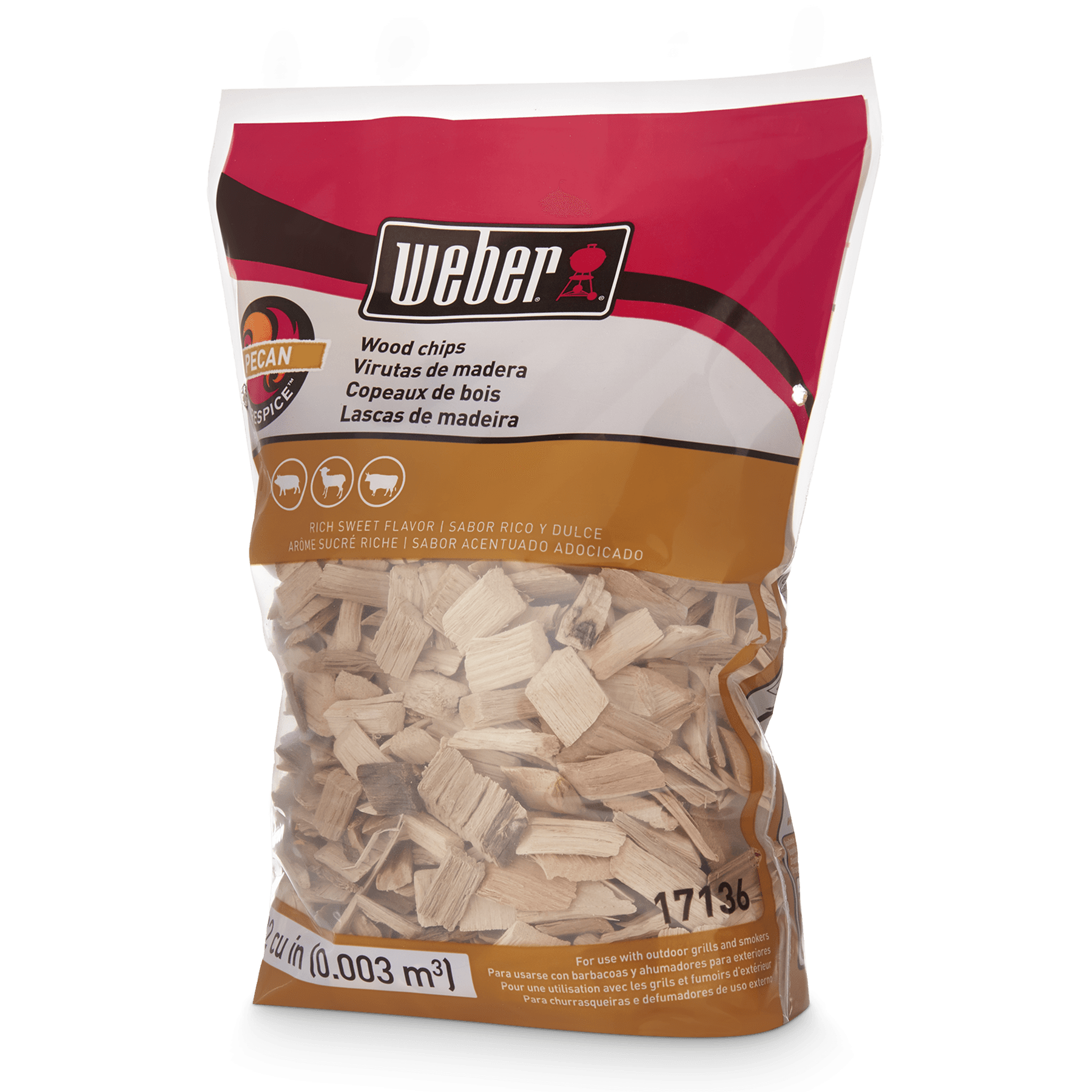 Weber Smoking Wood Chips Pecan - Barbeques and More