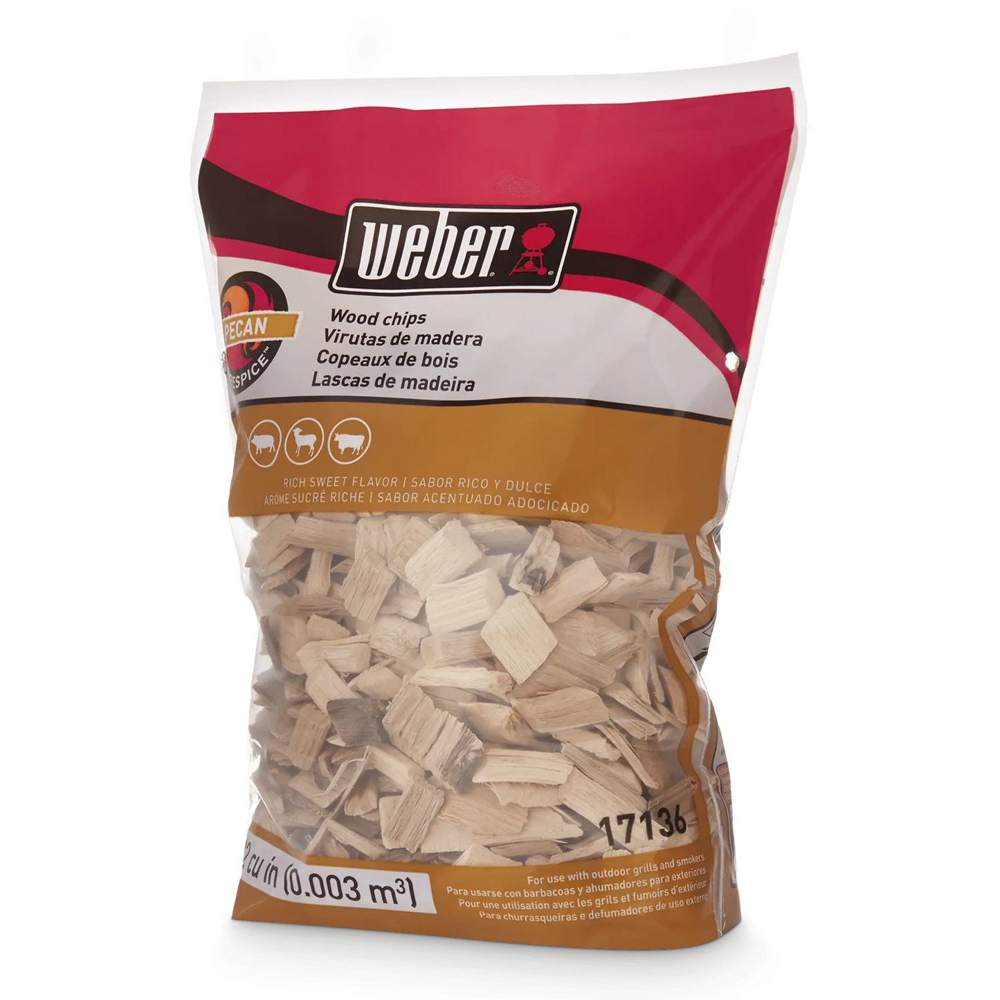 Weber Smoking Wood Chips Pecan - Barbeques and More