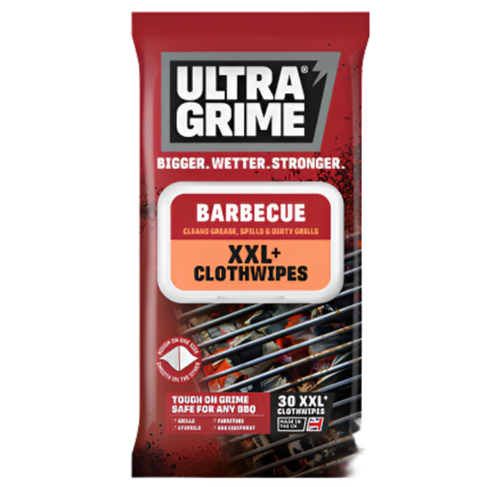 UltraGrime® Life: BBQ Clothwipes 30 Pack