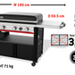 Weber® Slate™ 3 Burner Premium Griddle (30") LPG