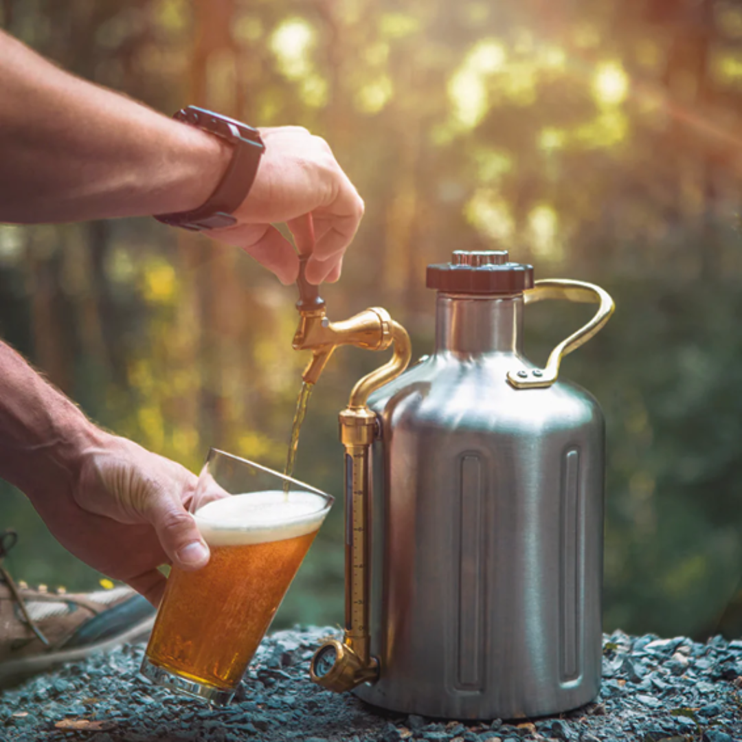 GrowlerWerks uKeg 128 Stainless Steel