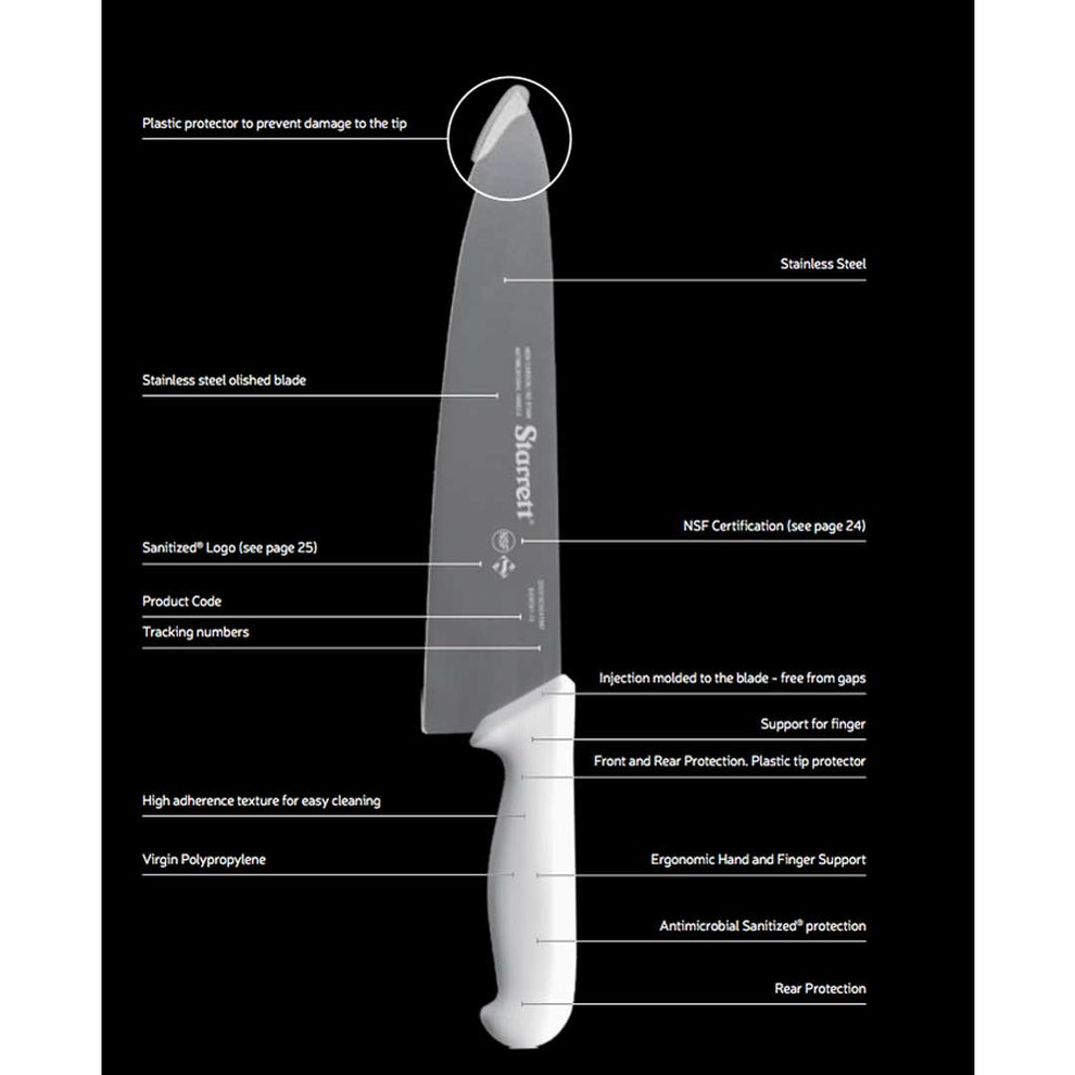 Starrett Professional Butchers Knife Set with Case 11 Piece Barbeques