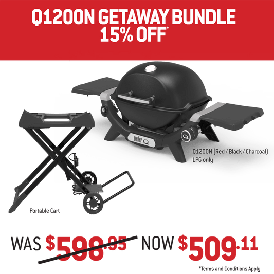 Weber Baby Q1200N Getaway Bundle