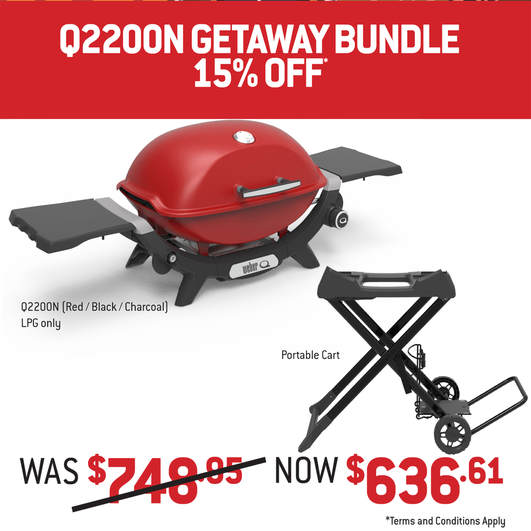 Weber Q2200N Getaway Bundle