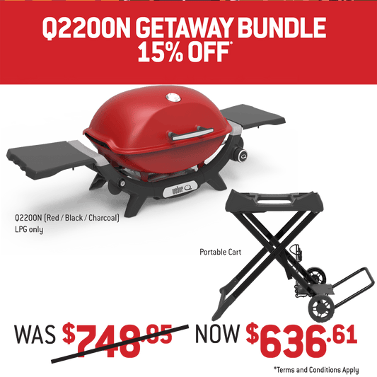 Weber Q2200N Getaway Bundle