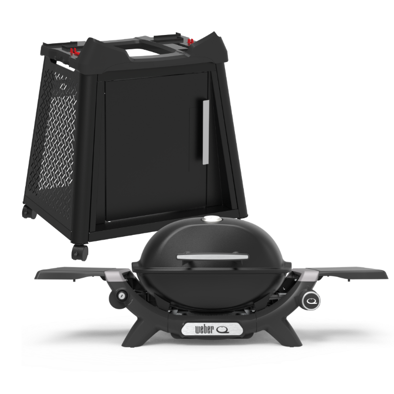 Weber Baby Q Premium (Q1200N) Midnight Black with Premium Cart