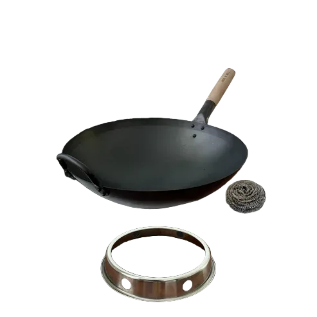 Wok n Roll Wooden Handle Wok