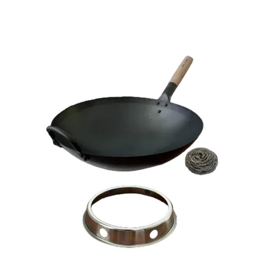 Wok n Roll Wooden Handle Wok